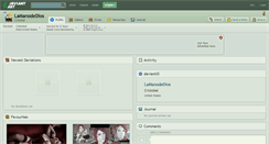 Desktop Screenshot of lamanodedios.deviantart.com
