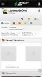 Mobile Screenshot of lamanodedios.deviantart.com