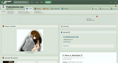 Desktop Screenshot of frankxdonnie-club.deviantart.com