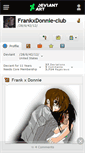 Mobile Screenshot of frankxdonnie-club.deviantart.com