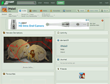 Tablet Screenshot of 0nala0.deviantart.com
