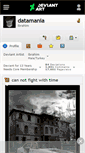 Mobile Screenshot of datamania.deviantart.com