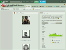 Tablet Screenshot of animal-stock-heaven.deviantart.com