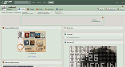Desktop Screenshot of lundblad.deviantart.com