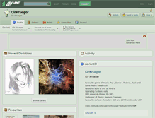 Tablet Screenshot of girkrueger.deviantart.com