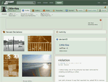 Tablet Screenshot of little-kea.deviantart.com