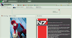 Desktop Screenshot of nekomatalee.deviantart.com
