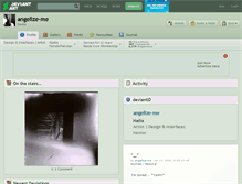 Tablet Screenshot of angelize-me.deviantart.com