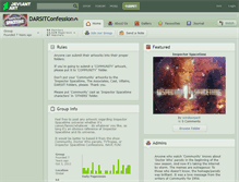 Tablet Screenshot of darsitconfession.deviantart.com