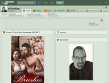 Tablet Screenshot of mchristian.deviantart.com