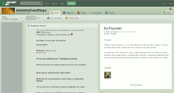 Desktop Screenshot of absolutelyeverything.deviantart.com