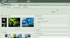 Desktop Screenshot of deluxe1337.deviantart.com