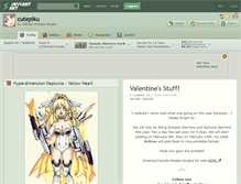 Tablet Screenshot of cutepiku.deviantart.com