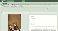 Desktop Screenshot of darkjuly.deviantart.com