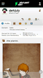 Mobile Screenshot of darkjuly.deviantart.com