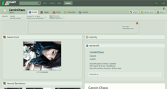 Desktop Screenshot of cansinchaos.deviantart.com