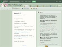 Tablet Screenshot of narusaku-natsulucy.deviantart.com