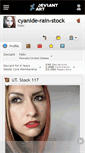 Mobile Screenshot of cyanide-rain-stock.deviantart.com