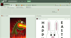 Desktop Screenshot of crimson-x.deviantart.com