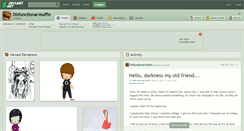Desktop Screenshot of disfunctional-muffin.deviantart.com