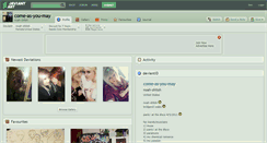 Desktop Screenshot of come-as-you-may.deviantart.com