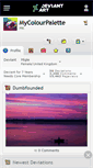 Mobile Screenshot of mycolourpalette.deviantart.com