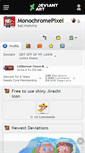 Mobile Screenshot of monochromepixel.deviantart.com