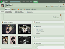 Tablet Screenshot of feby-istaini.deviantart.com