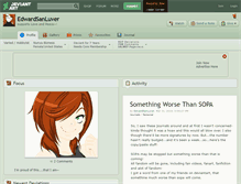 Tablet Screenshot of edwardsanluver.deviantart.com
