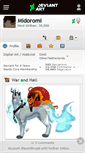 Mobile Screenshot of midoromi.deviantart.com