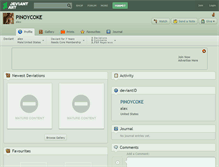 Tablet Screenshot of pinoycoke.deviantart.com
