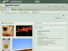 Tablet Screenshot of dubai-photo-maniac.deviantart.com