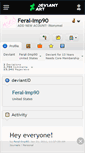 Mobile Screenshot of feral-imp90.deviantart.com