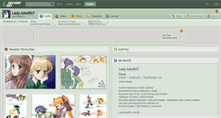 Desktop Screenshot of ladyjoker07.deviantart.com