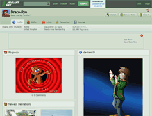 Tablet Screenshot of draco-ryo.deviantart.com