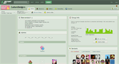 Desktop Screenshot of customdesign.deviantart.com