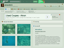 Tablet Screenshot of alexandra-b.deviantart.com
