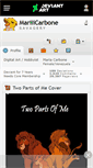 Mobile Screenshot of mariiicarbone.deviantart.com