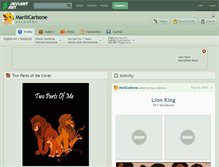 Tablet Screenshot of mariiicarbone.deviantart.com
