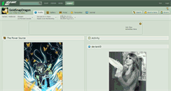 Desktop Screenshot of goldsnapdragon.deviantart.com