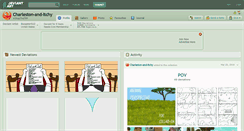 Desktop Screenshot of charleston-and-itchy.deviantart.com
