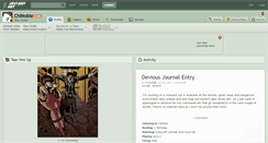 Desktop Screenshot of chinoble.deviantart.com
