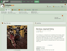 Tablet Screenshot of chinoble.deviantart.com