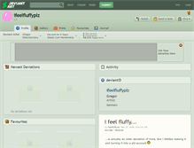 Tablet Screenshot of ifeelfluffyplz.deviantart.com