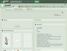 Tablet Screenshot of illumni.deviantart.com