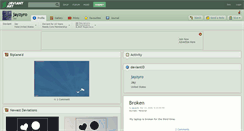 Desktop Screenshot of jayzyro.deviantart.com