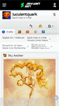 Mobile Screenshot of luculentquark.deviantart.com