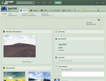 Tablet Screenshot of jazz360.deviantart.com