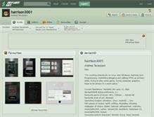 Tablet Screenshot of harrison3001.deviantart.com