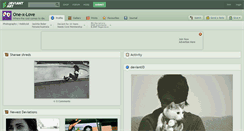 Desktop Screenshot of one-x-love.deviantart.com